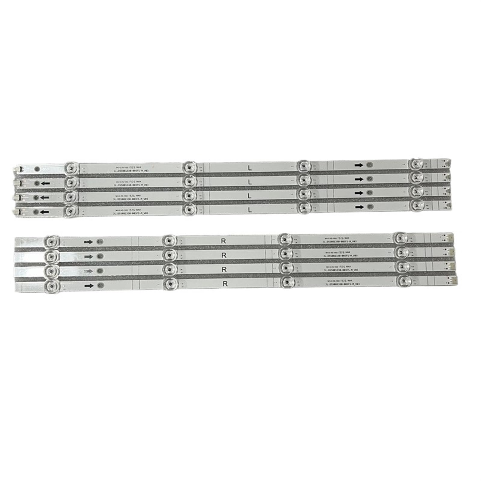 Barra di retroilluminazione LED 8LED Compatibile for TV 55R6000GM 55R6000 55R6000G CHR-BX55Y1U723030T040806A (Color : 40pcs for 10 TV)