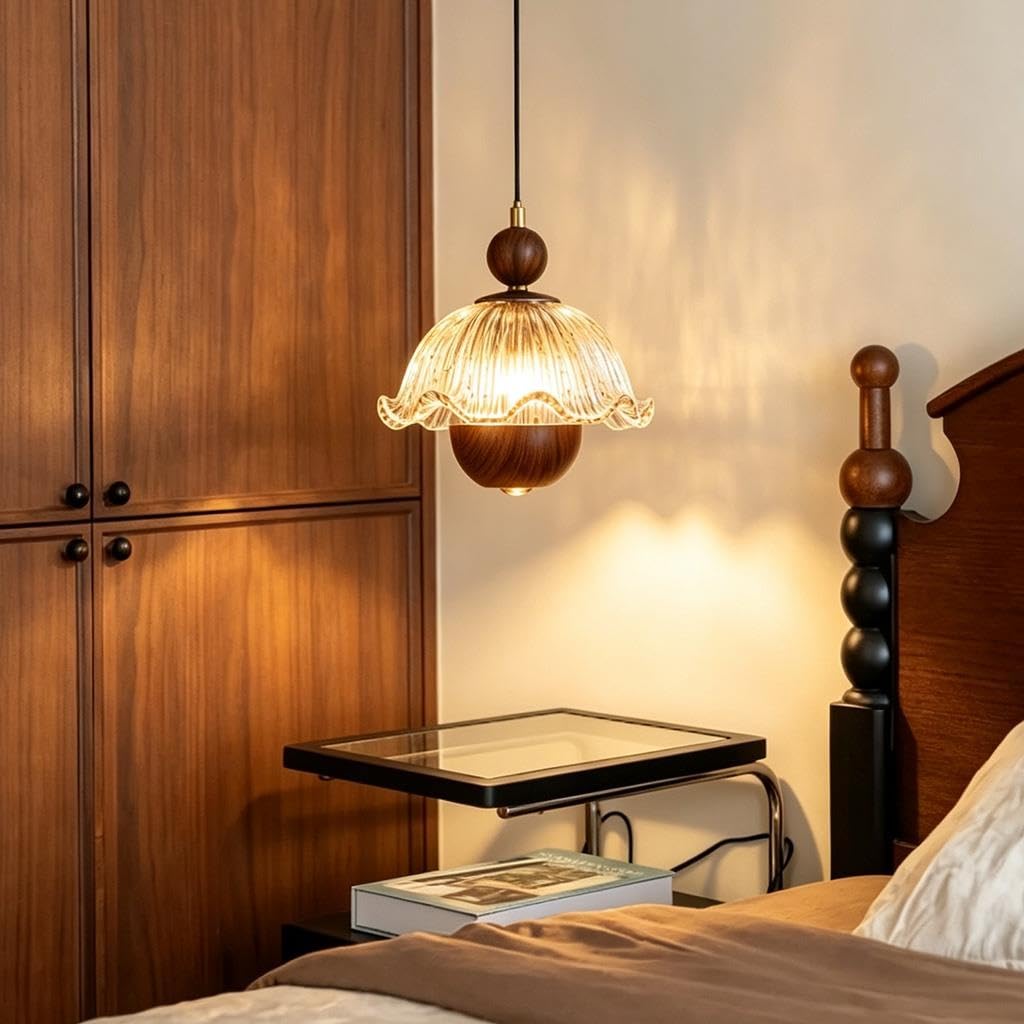 Lampada a soffitto in stile italiano con design a petali lampadario LED vintage francese Lampada a sospensione in stile Wabi sabi Altezza regolabile Ferro Camera da letto Sala da pranzo