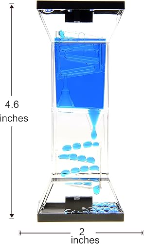 Miniatura 8 de PowerTRC Liquid Motion Bubbler  Temporizador líquido de juguete sensorial  Juguete de escritorio calmante y relajante  Ayuda con la ansiedad el