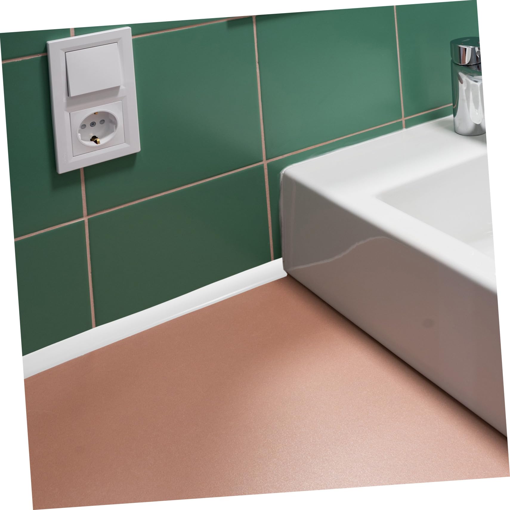 Moldura Blanco Flexible Esquina de Autoadhesiva de Pared de Pvc Color
