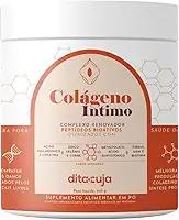 Dita Cuja Colágeno Íntimo, Suplemento em Pó com Creatina, Ácido Hialurônico e MSM, 20 Doses, para Saúde Íntima