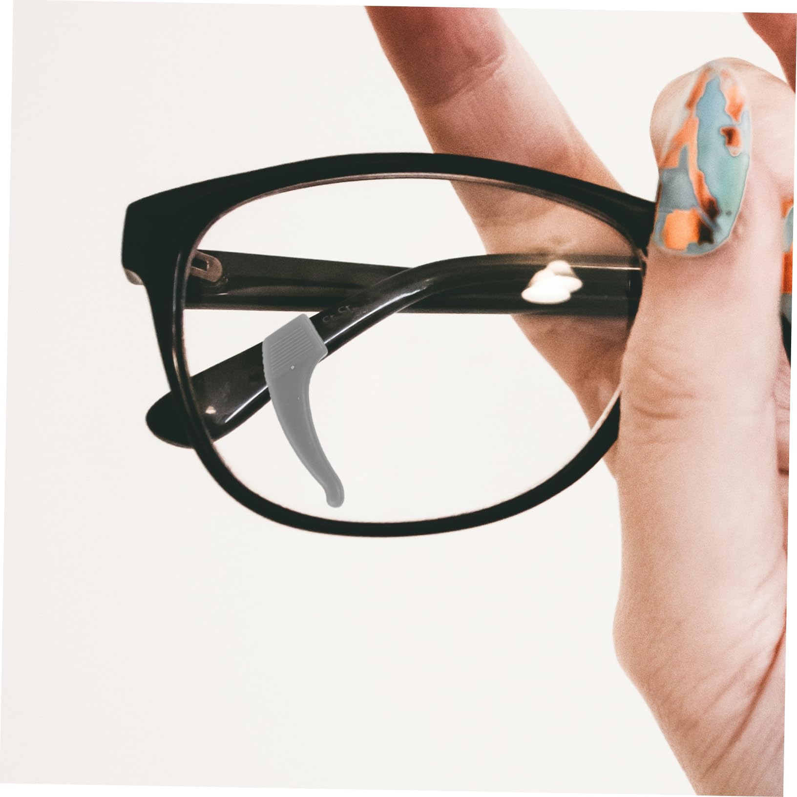 IWOWHERO 1 Set Non-Slip Glasses Retainer Silicone Eyeglasses Holders Eyeglass Ear Hooks Replaceable Glasses Ear Grip Non-Skid Eyeglasses Holders Glasses Ear Grips Eyeglass Holder