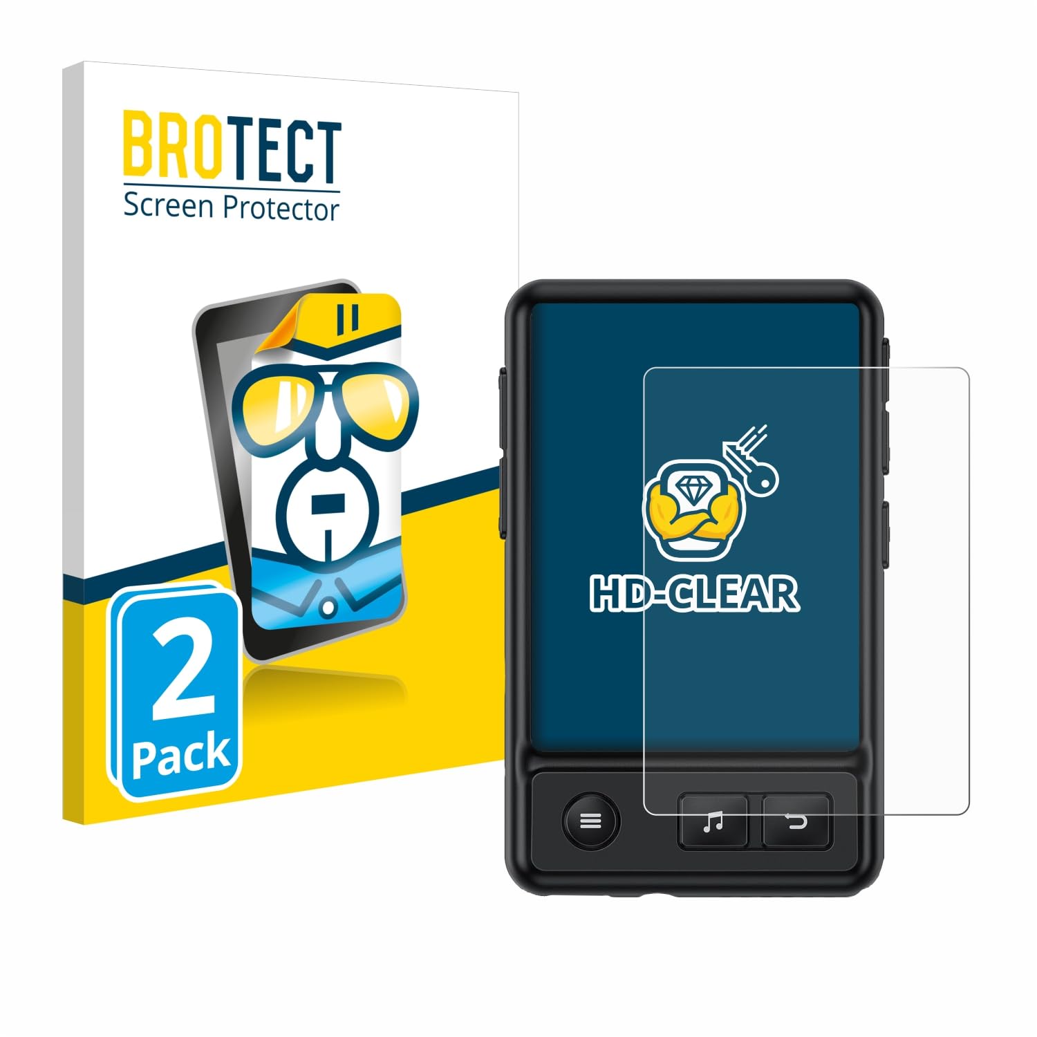 BROTECT 2-Pack Screen Protector Compatible with AGPtek A30X - HD-Clear Protection Film