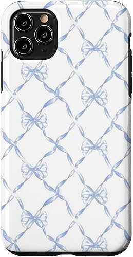 Funda con lazos azules para iPhone 11 Pro Max