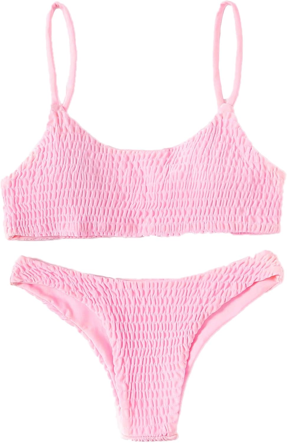 Pink smocked bikini Clearance