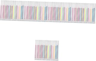 STOBOK 120 Pçs Refil De Glitter Colorido Canetas De Gel De Cor Refil De Canetas De Tinta Colorida Refil De Caneta De Desenho Rabiscar Caneta De Ponta Fina Cartucho De Caneta De Tinta