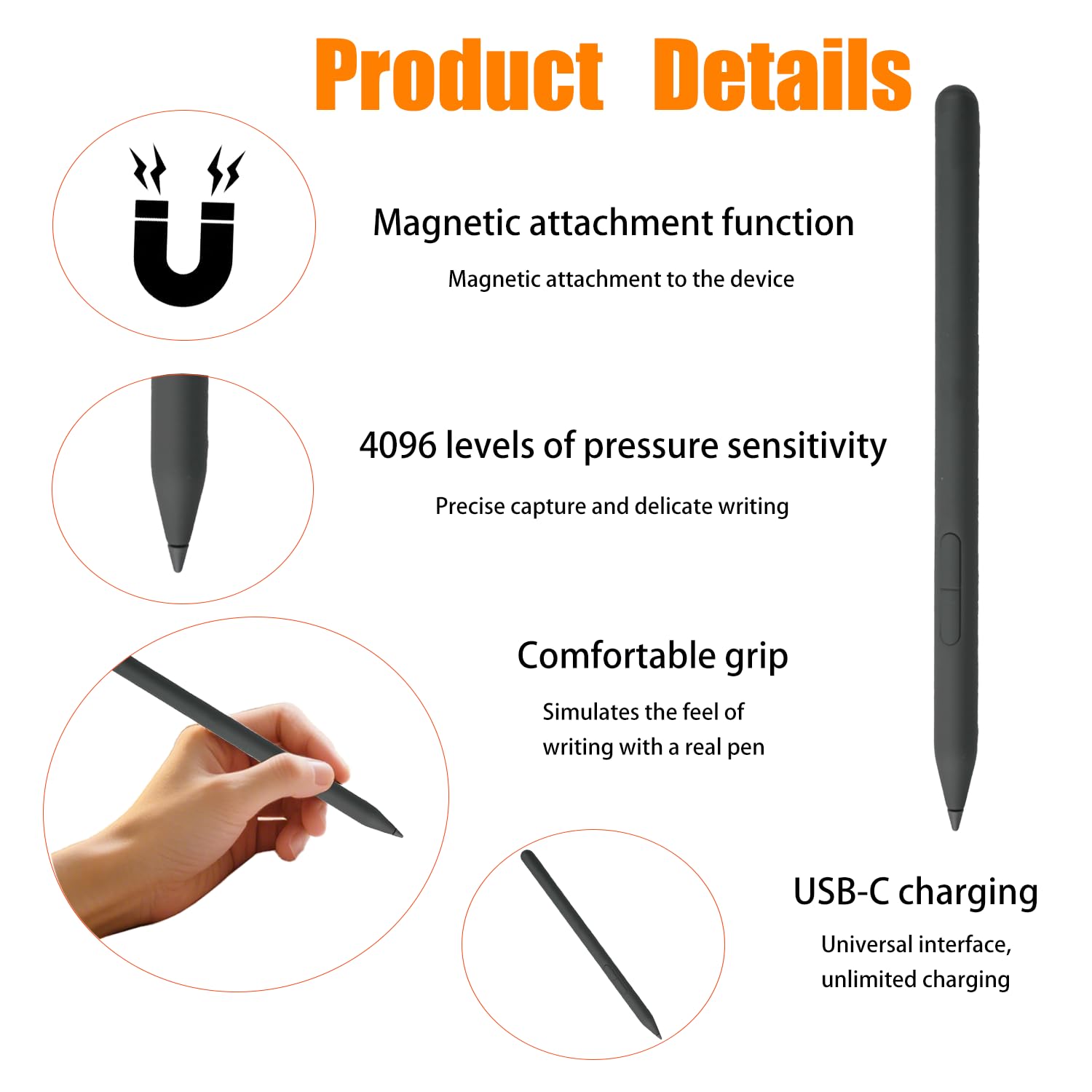 Stylo De Yoga Pour Lenovo Yoga (4X81Q95846) Compatible Avec Lenovo Yoga