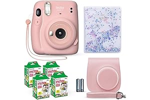 Polaroid Instax Mini 11 Instant Camera Blush Pink Bundle with Fuji Film,...
