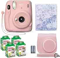 富士フイルム - FUJI FILM INSTAX MINI 11 BLUSH PINK インスタ Fujifilm Instax Mini 11 Instant Camera in Blush Pink with 20