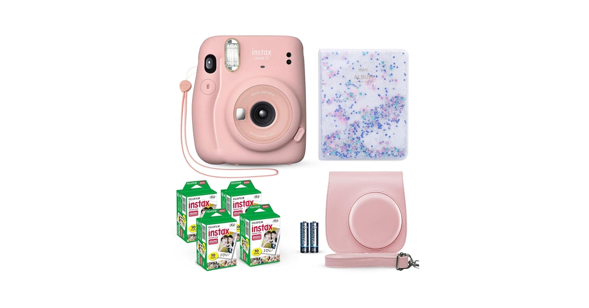 富士フイルム - FUJIFILM INSTAX mini11 BLUSH PINK Fujifilm-Instax-Mini-11-
