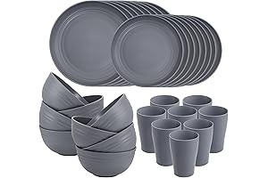 Supernal Unbreakable Dinnerware Sets for 8