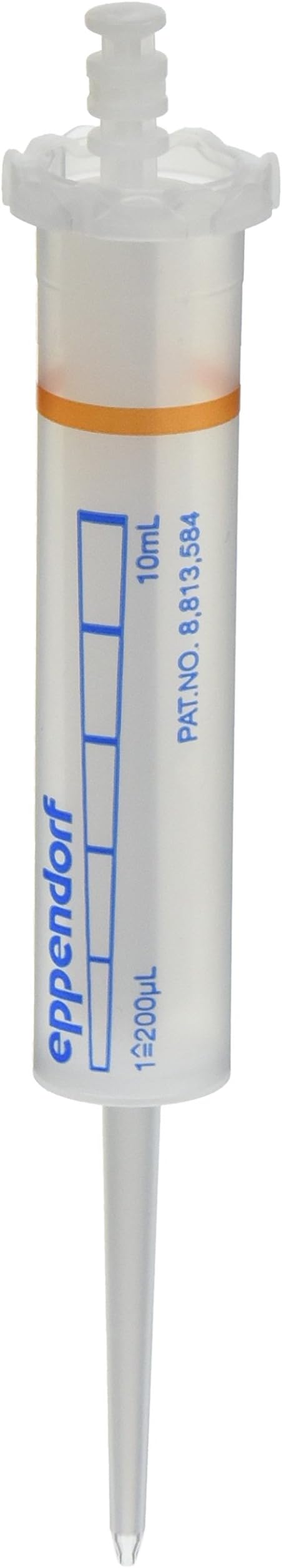Eppendorf 30089464 Combitips Advanced Tip, Orange, 10 mL Capacity, Nonsterile