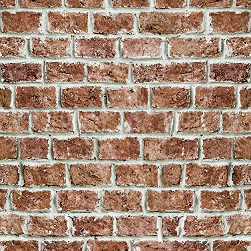 decomonkey Fototapete selbstklebend Tapetenrolle 10 m Tapete Vliestapete Deko Panel Modern Design Wanddeko Wandtapete | Steinwand Stein Ziegel Mauer