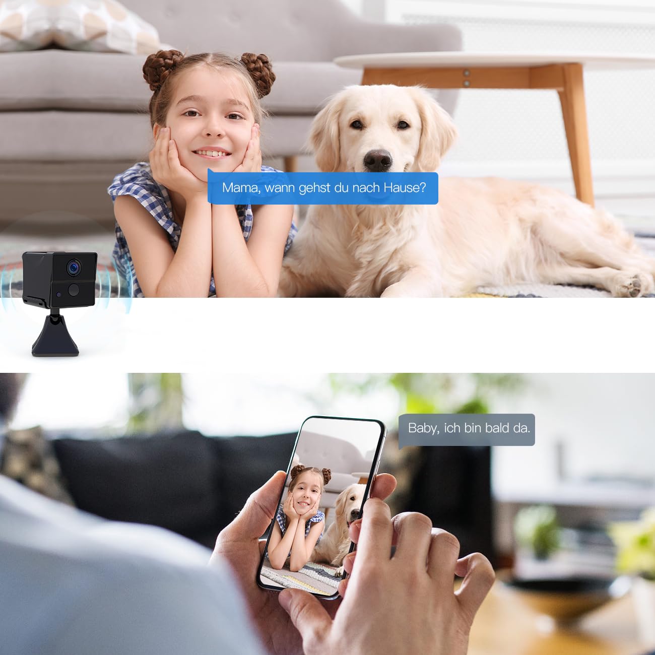 Fotocaera Digitale HD 1080P, Funzionaento con Pulsante, Batteria a