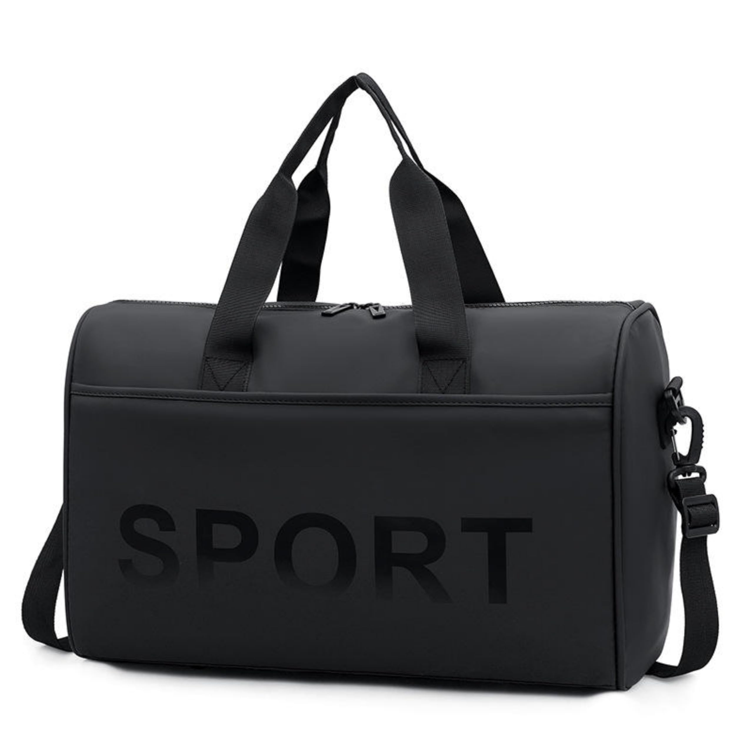lyfco Sport Travel and Gym Duffle Bag for Men & Women | Large Capacity Training Bag with Shoulder Strap | Lightweight Multipurpose Sports & Weekend Travel Bag (Black)-picture-23