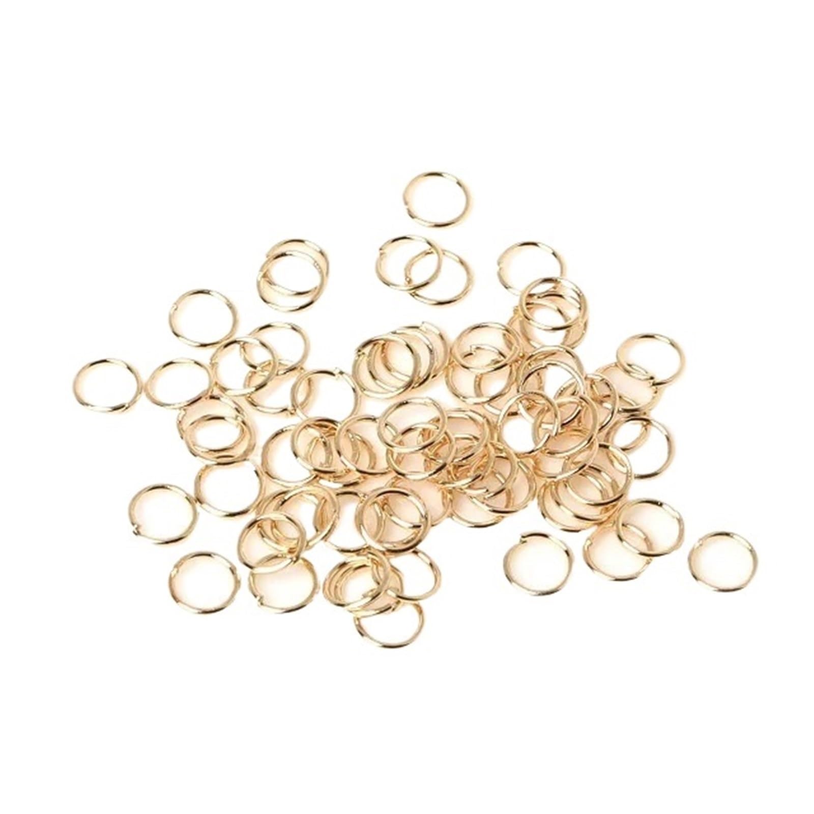 Pierścienie skokowe 190-1100 szt./partia 0,5 x 3,0 mm/0,5 x 5 mm/0,8 x 7 mm pierścienie skokowe pojedyncze i pętelkowe otwarte dzielone do biżuterii łącznik (750 szt.)