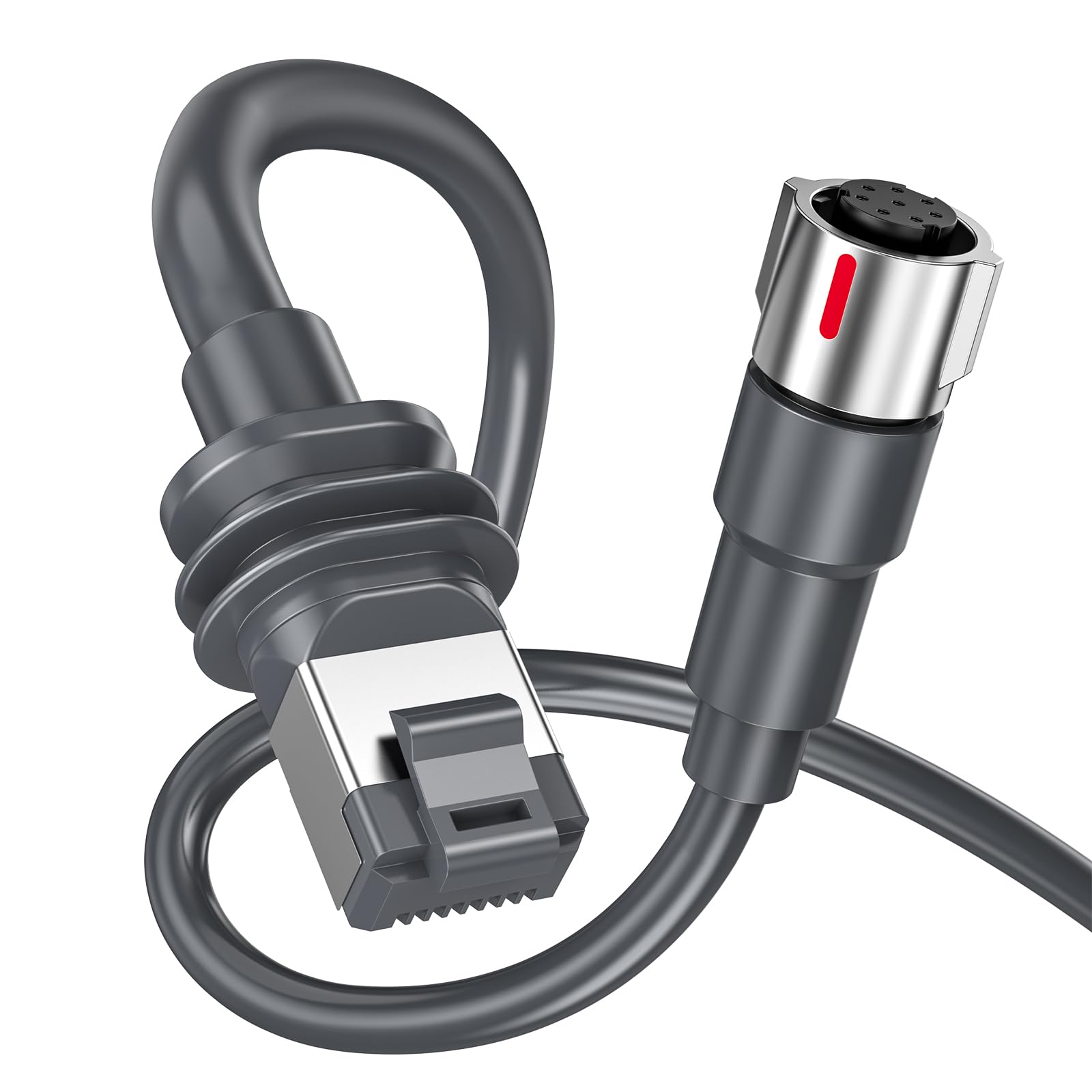 EDUP LOVE Starlink Performance Gen 3 - Cavo di prolunga impermeabile, 10 m, cavo di rete Cat 6 ad alta velocità per satellite rettangolare Starlink Gen3, plug-and-play, resistente alle intemperie e