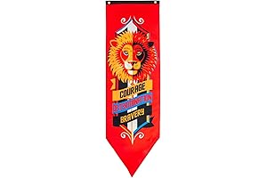Harry Potter Indoor Wall Banners 15" x 50" Gryffindor Fabric Wall Decor