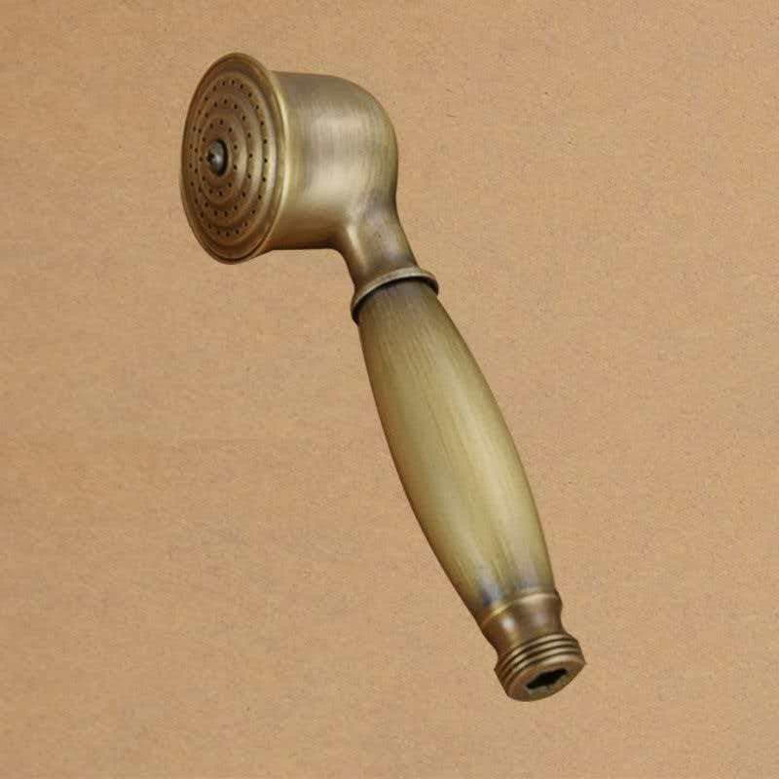 Fanjubei Antique-Style Spray Head All-Copper Shower Pressurized Handheld Shower Head,