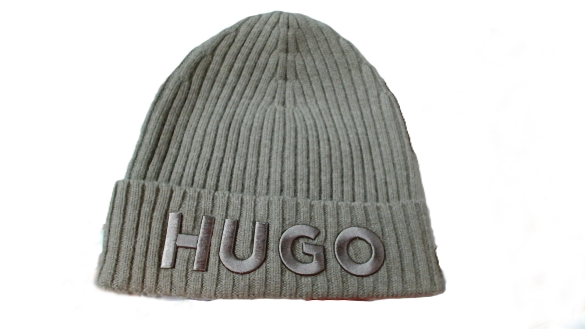 HUGO Herren Unisex-X565-7 Mütze aus Schurwolle mit Logo-Detail