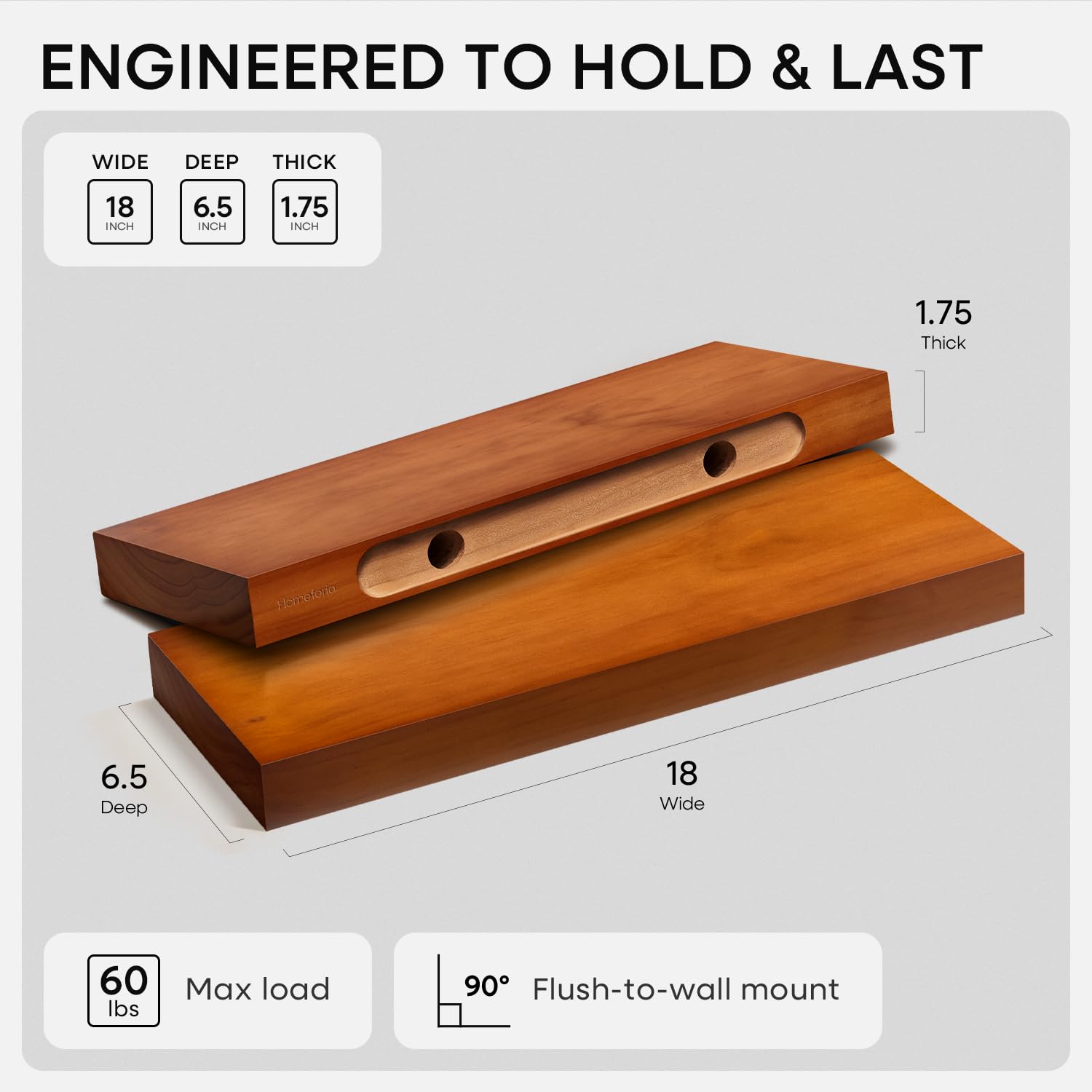 18 Inch Floating Shelf Buy Adiy Maroon Rectangular 18 Inch Boho Wood