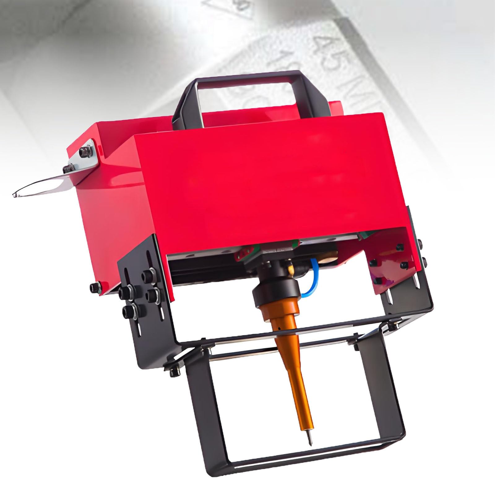 LwiftGal Metal Marking Engrave Machine Handheld Dot Peen Marking Machine VIN Stamping Tool, Engine Number Stamping, Chassis Number Marker, Portable Handheld Device 100 * 20mm