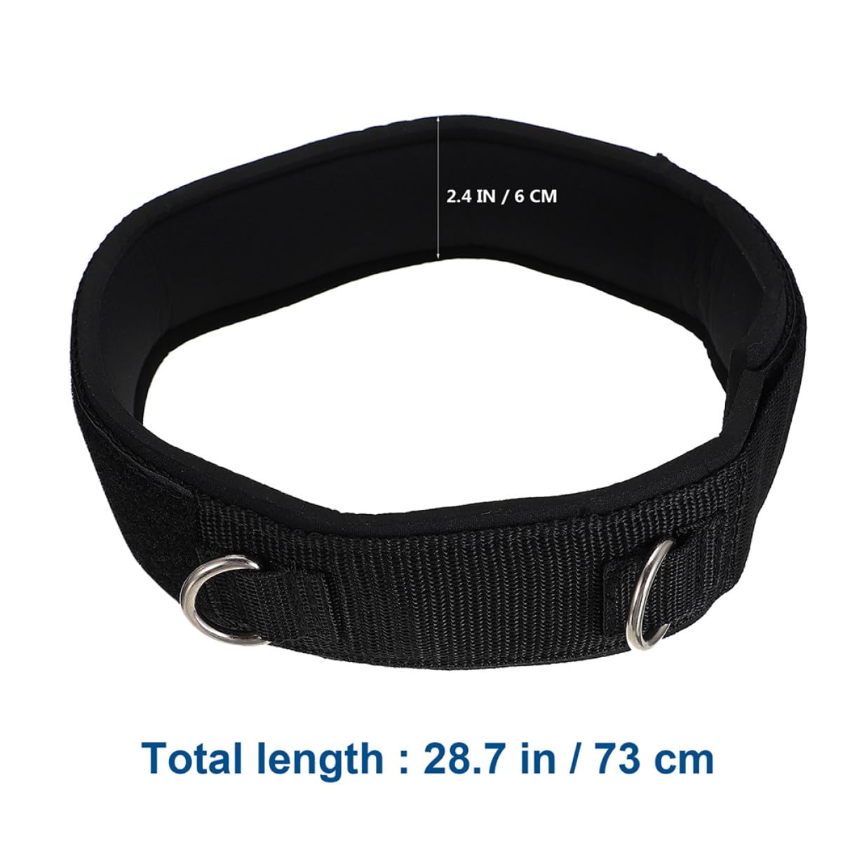 2 Cintura Fitness per Nylon Traspirante e Confortevole per Esercizi Estensione e Curl Gambe Casa Palestra