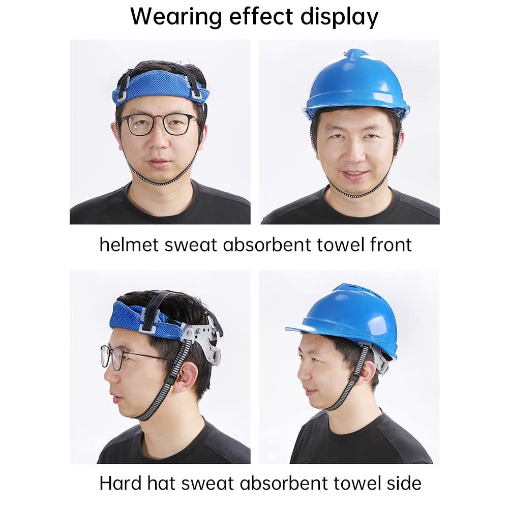 6 Pieces New Welds Sweatband For Hard Hat Air Cushioned Sweatsopad S11 - Foto 11