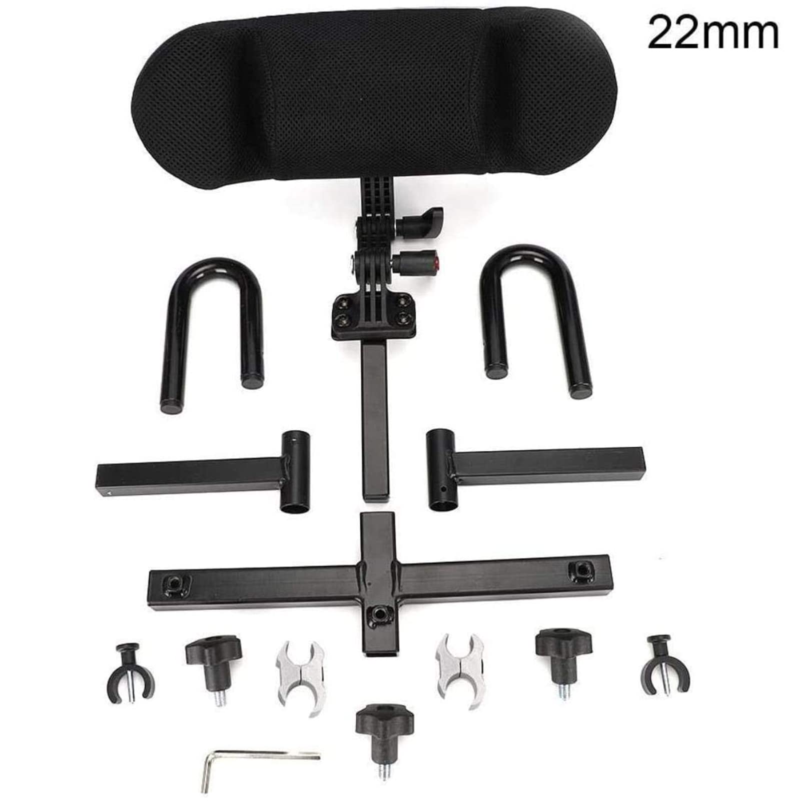 Reposacabezas Plegable Universal para Silla de Ruedas, reposacabezas Ajustable para Silla de Ruedas, Soporte para la Cabeza, Soporte para el Cuello para Silla de Ruedas, Acolchado para la Cabeza, al