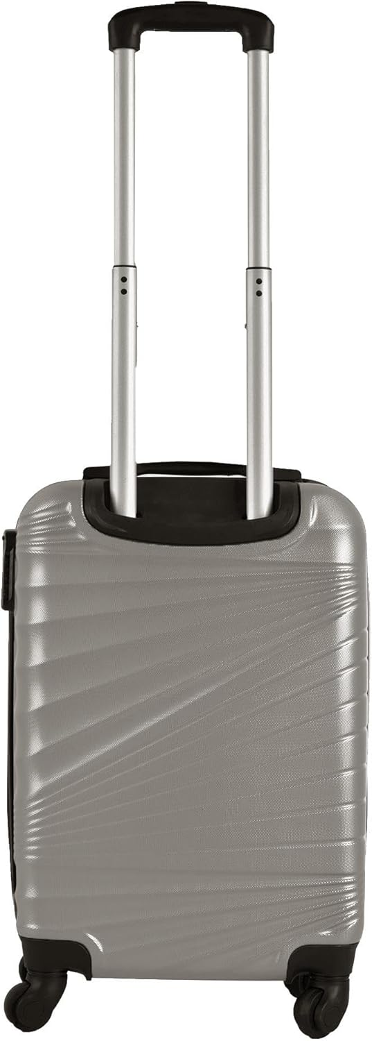 WELL HOME MOBILIARIO & DECORACIÓN Plain Hard Case Sets, Silver, Nude