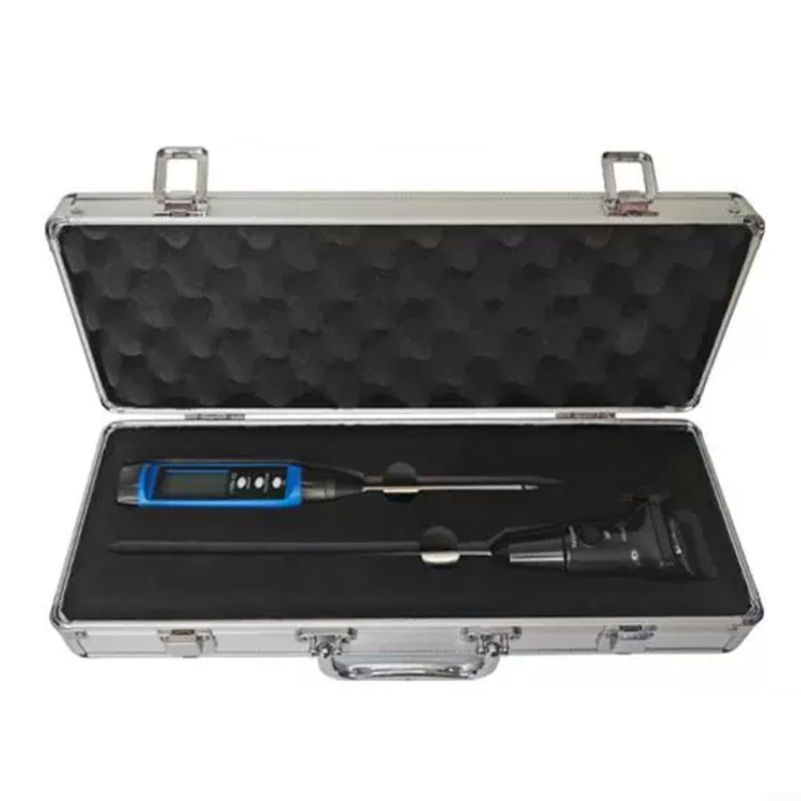 Kit de probador de suelo digital de pH y conductividad con pantalla LCD, rango de 3-14pH, calibración automática para hidroponía agrícola de granja, jardín, agrícola, medidor de sonda de metal