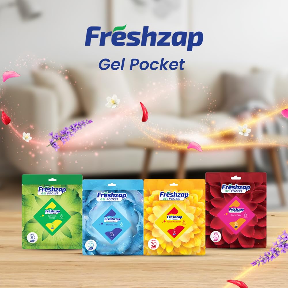 Buy FRESHZAP Evergreen Breeze Gel Pocket 10g | Long Lasting Gel