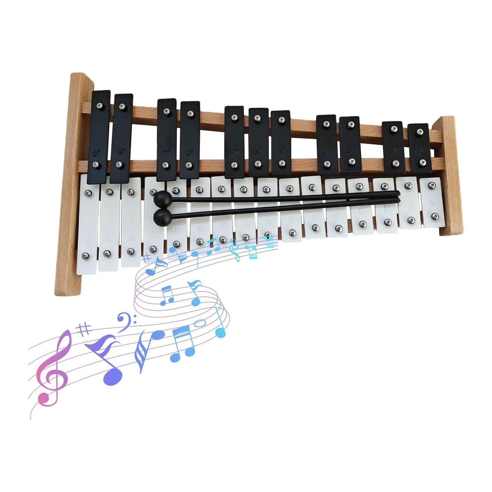 27 Notes Glockenspiel Xylophone | Musica for percussioni manuali for abilità motorie