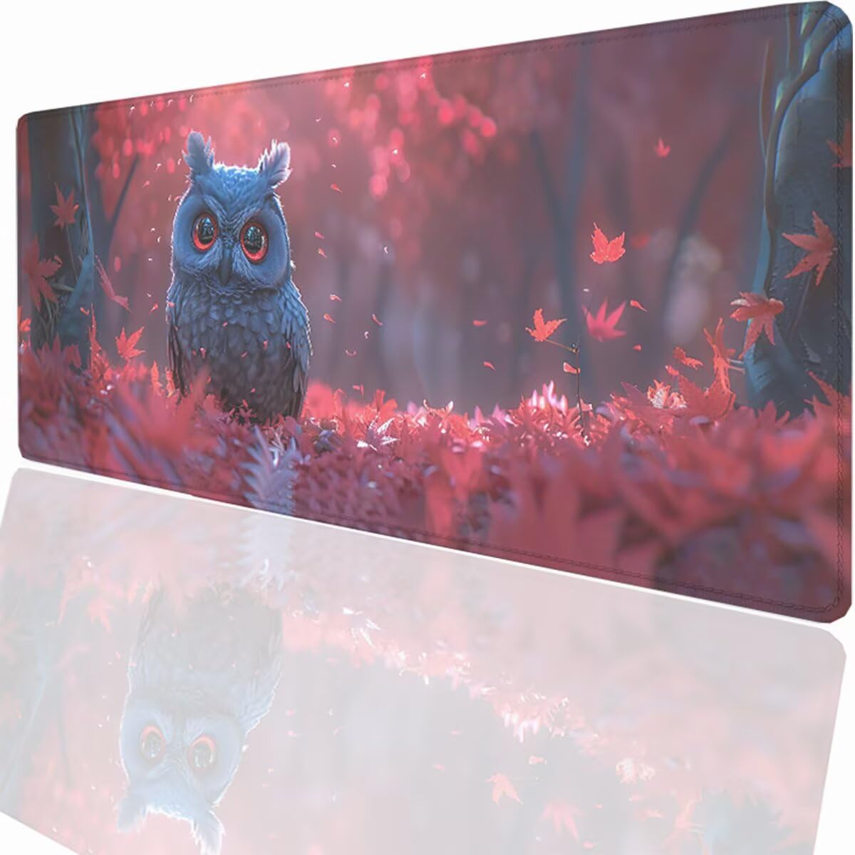 Tappetino per Mouse Gaming XXL 1200x600x3mm– Ufficio Mousepad Grande – Migliora la Velocità e la Precisione Tenuta Stabile Sottomano per Ufficio e Casa Accessori Scrivania Gufo PjY11665 N-U