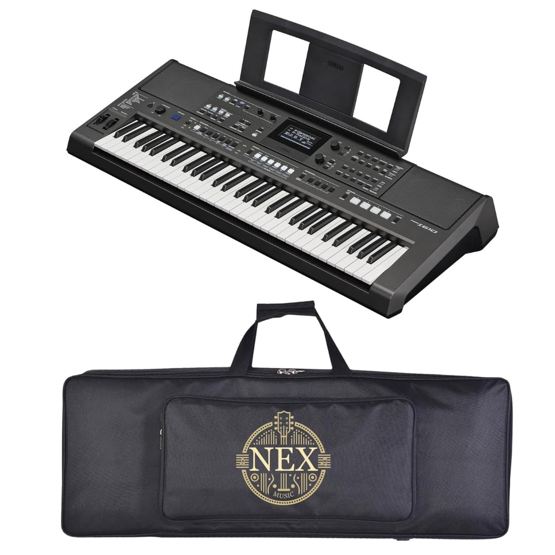 NEX Compatible with Yama-haa PSR-I610 61-Key Professional Portable Keyboard, Indian and Western Tones, Advanced Accompaniment Styles, Power Adapter and Bag Included-image-30