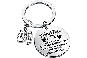 A People's Tragedy: Theatre Kechain Theatre Lover Gift Comedy-Tragedy Mask Actor Actress...