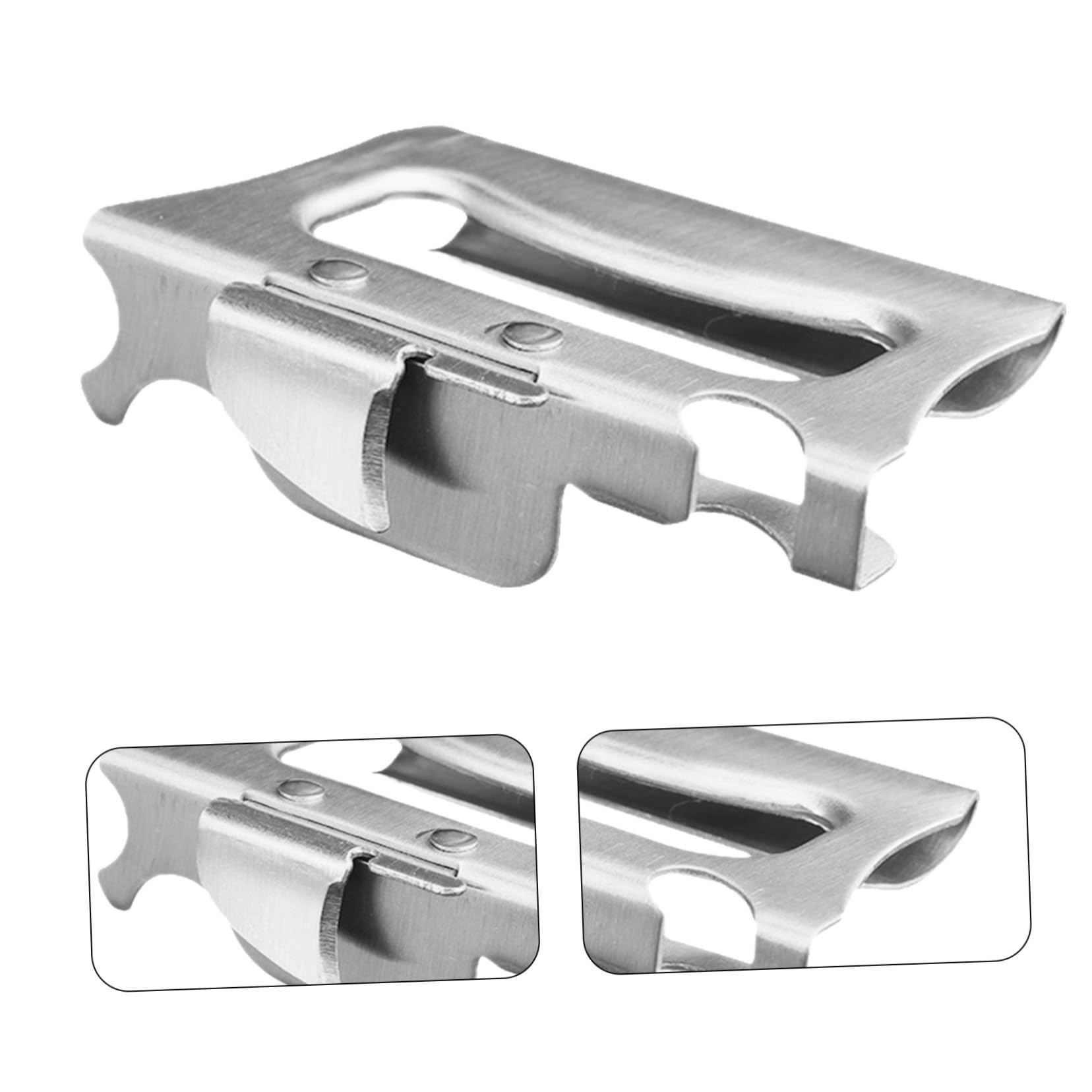 IMIKEYA 3 Pezzi Apriscatole Manuale in Acciaio Resistenti Apribottiglie Portatile Ergonomico per Barattoli e Bottiglie per Casa Picnic Campeggio e Barbecue
