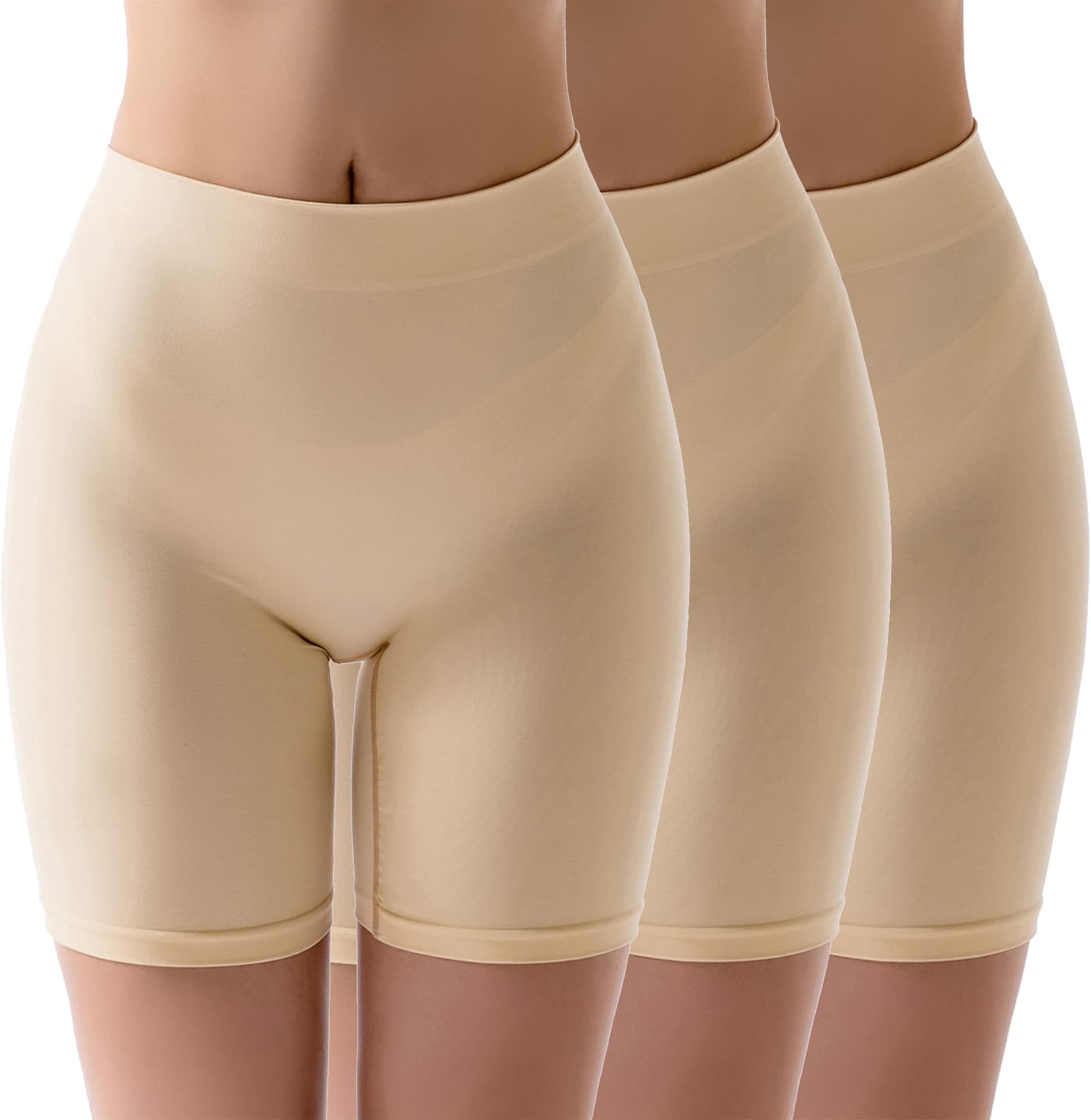 Women's Slip Shorts, Comfortable Boyshorts Panties, Anti-chafing Spandex Shorts for Under Dress