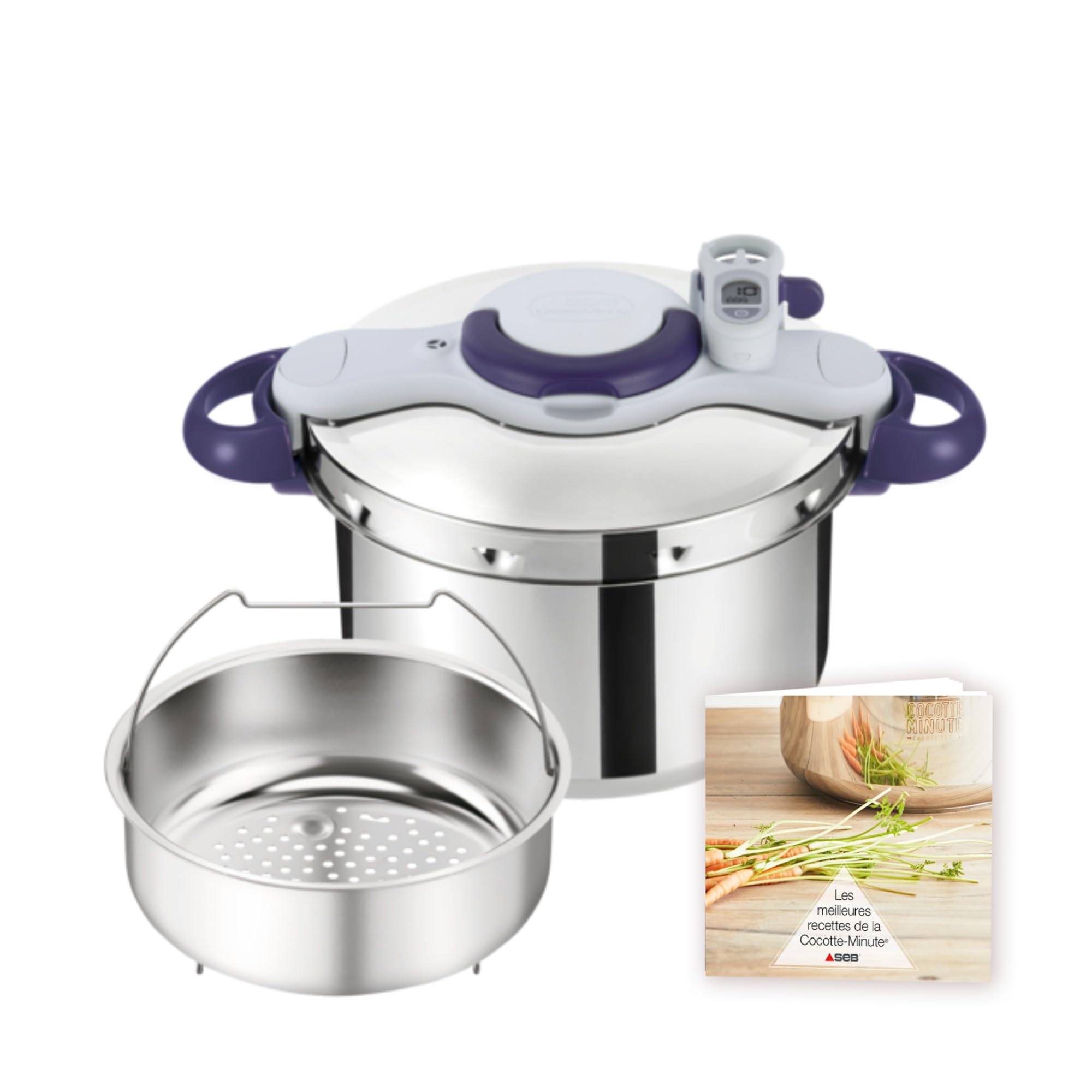 SEB Clipsominut' Perfect, cocotte-minute 7,5 L, induction, inox
