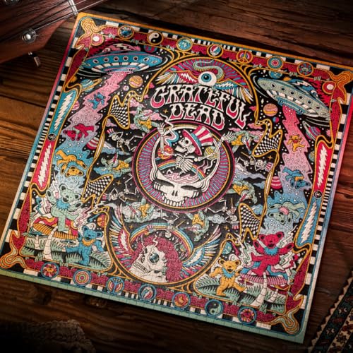 Rompecabezas Jigsaw Grateful Dead de theory11, 1000 piezas, tema música miniatura 5