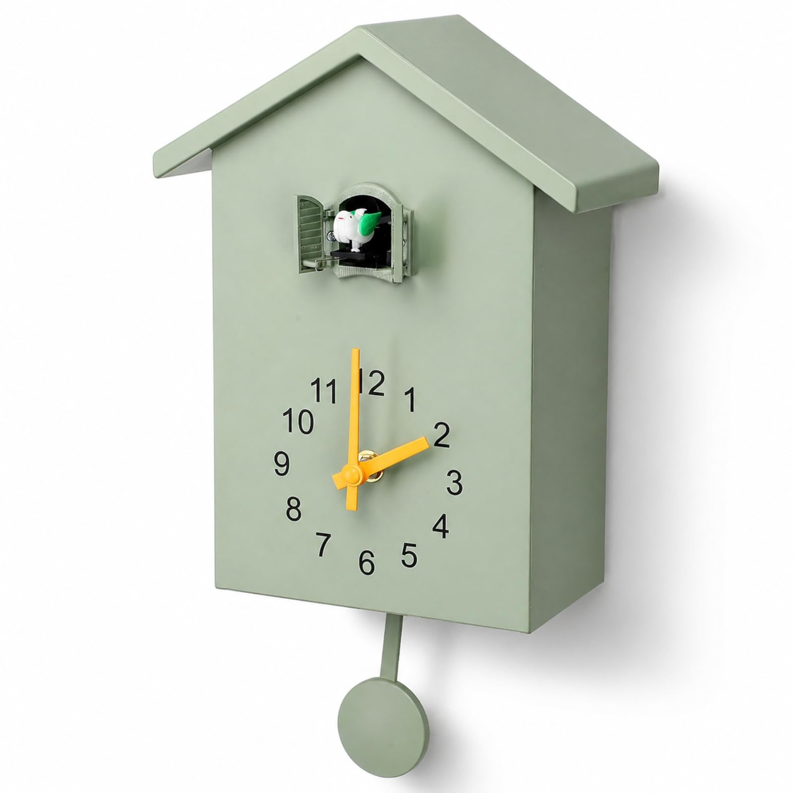 Amazon.com: CHEOTIME Modern Cuckoo Clock, Wall Mount Green