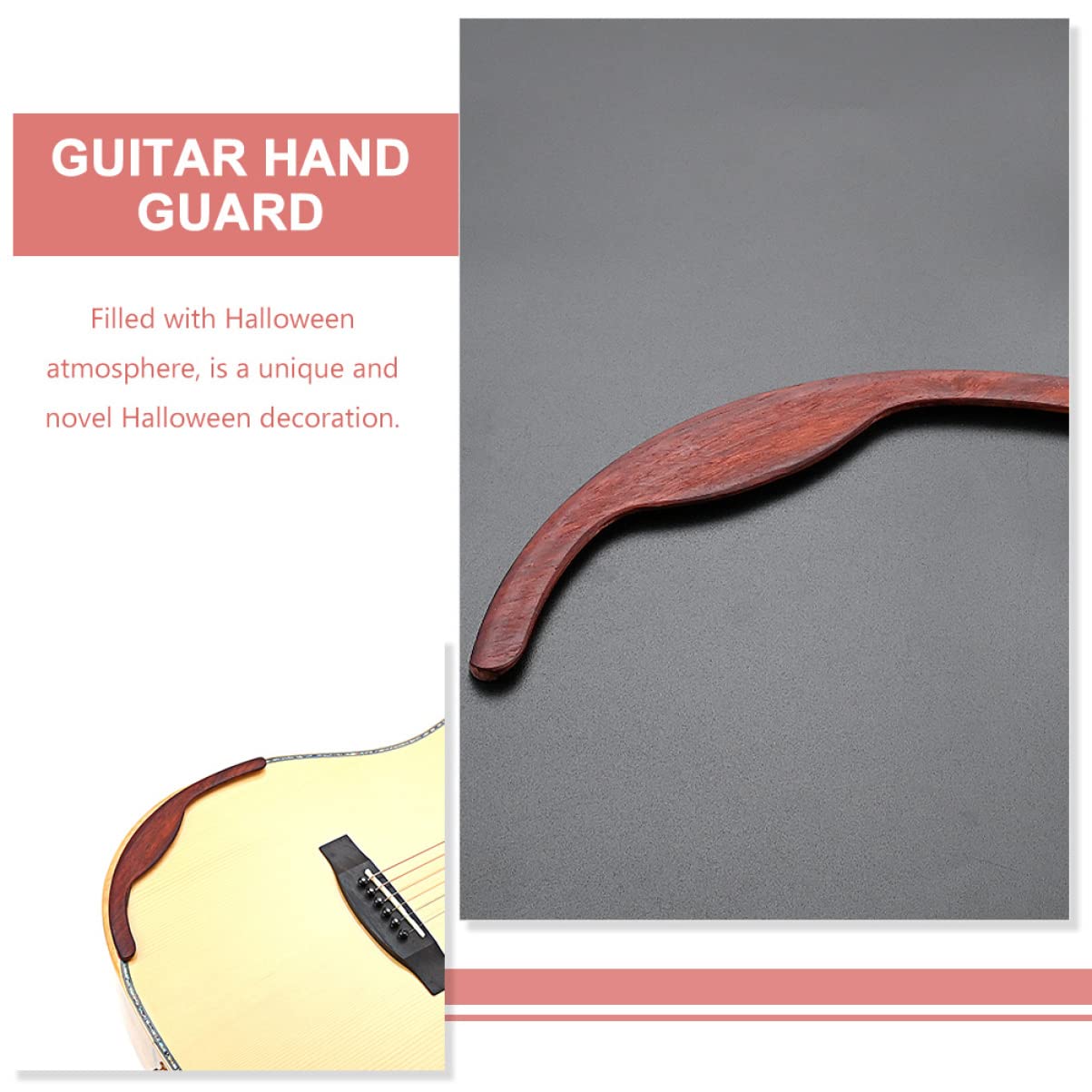 ibasenice 4pièces Guitare Repose-bras Bois Accessoire De Remplacement Pour Guitare Acoustique Et Classique Pratique Et Compatible Avec Les Modèles