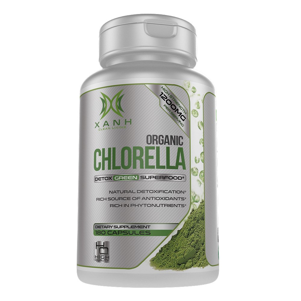Buy Xanh Chlorella s with Growth Factor 1200mg Green Superfood Algae