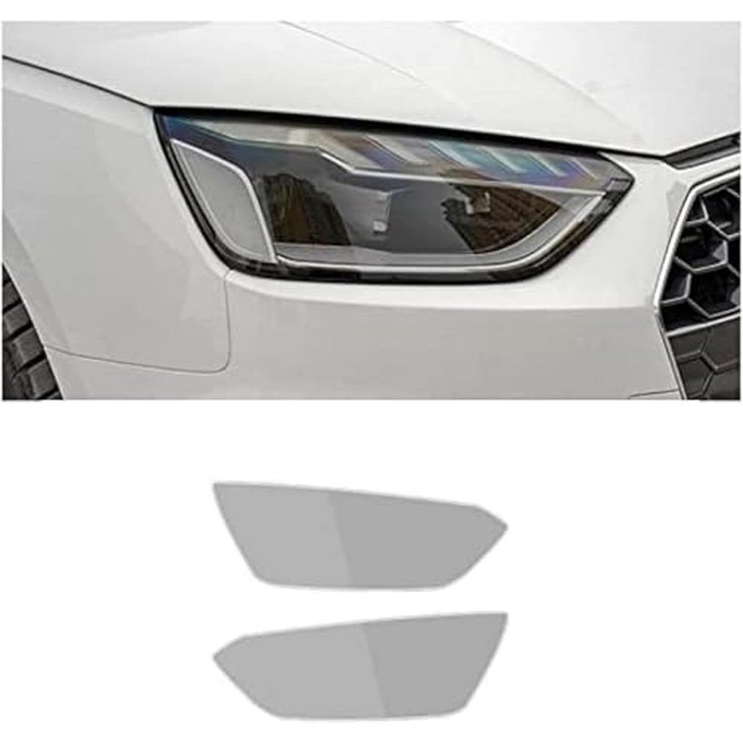 Film de protection de phare auto Audi A4 anti-rayures autocollant transparent