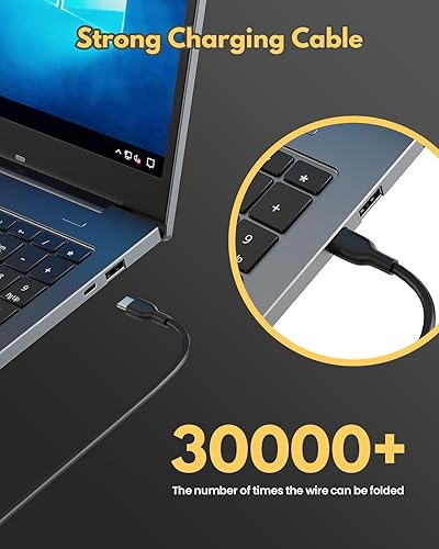 Miniatura 5 de Cargador Chromebook USB C tipo C Chromebook cargador para HP Chromebook 14 14A G5 11 11A G6 G7 G8 EE R13 X360 14-ca051wm ca052wm, ampliamente