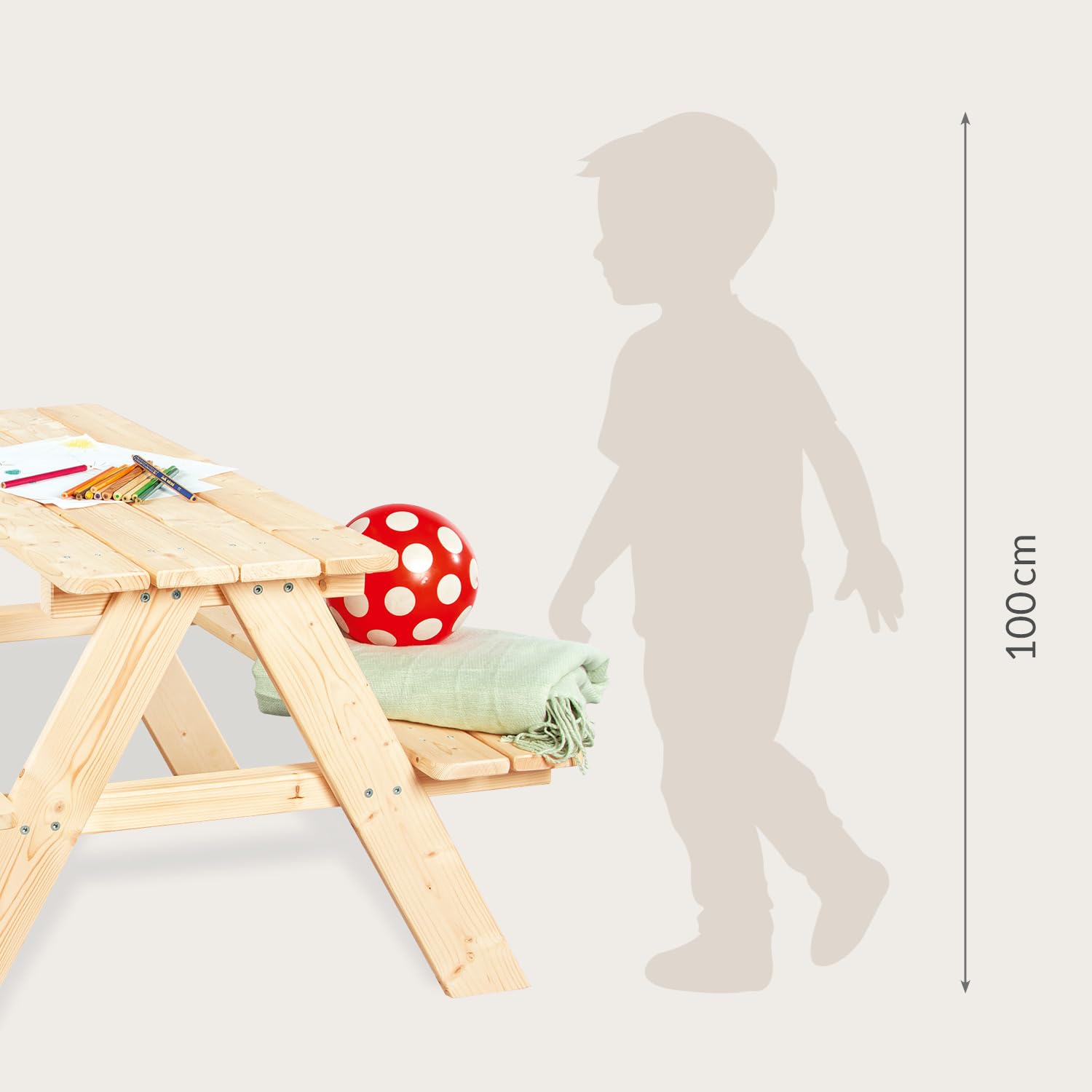 Banco de madera para niños - Pinolino