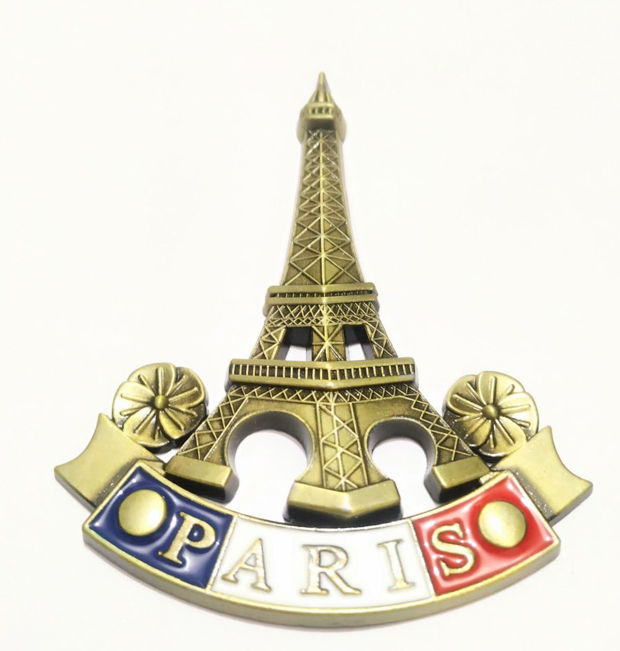 Metal Fridge Magnet Best Souvenir Gift Regular 3D Metal Magnet for Fridge Almirah Office Desk Premium Gift Best Home Decorative Item for Travel Enthusiasts (Eiffel Tower)