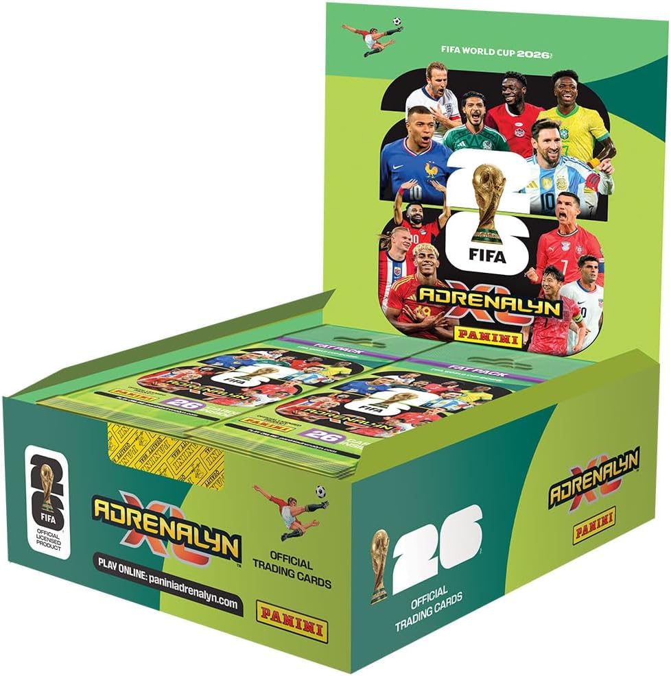 Image of Panini FIFA World Cup 2026 Adrenalyn XL Fat Pack Trading Cards Official Football Collectible Cards