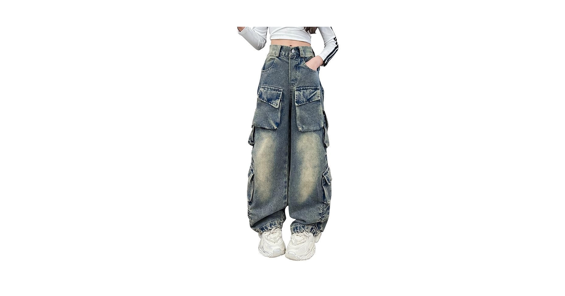 Amazon.com: AIMAOMI Girls Cargo Pants Clothes Elastic Waist Amazon.com: AIMAOMI Girls Cargo Pants Clothes Elastic Waist