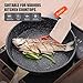 homgeek Frying Pan Set, Nonstick Skillet Made of Thick 410 Stainless Steel with Induction Compatible Bottom and Ergonomic Heat-Resistant Bakelite Handle, PFOA Free, 8 Inches, 10.2 Inches and 12 Inches